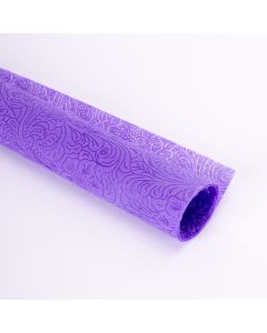 Papel pelón pergamino flores lila 53x58