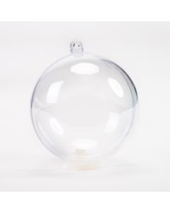 Esfera colgante transparente 8cm