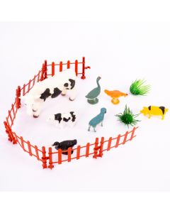 Animales granja con cerca mini std +3a