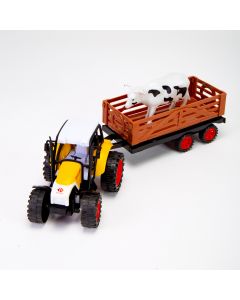 Tractor carreta animales