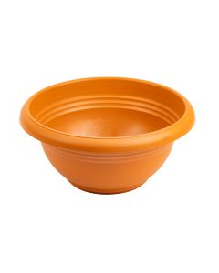 Macetero plástico liso #0 235x105 2.1l terracota
