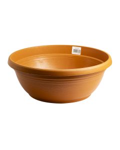Macetero plástico serinova redondo #4 19l 500x190 terracota