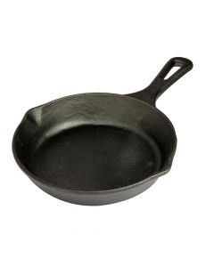 Sartén con ranuras para chorrear negro