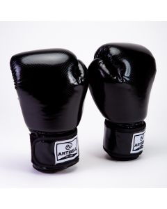 Guante boxeo Artbell velcro 12oz negro