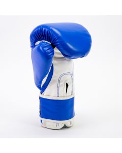 Guante boxeo Artbell velcro liso 14oz azul