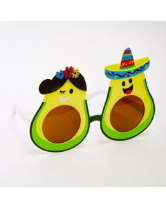 Anteojos plásticos aguacate mexicano 18.5cm verde