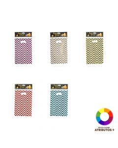 Bolsa plástica diseño zigzag