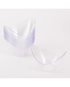 Bowl transparente 73ml 10und 9.1x5.6cm 