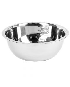Bowl acero inoxidable liso 2500ml plateado