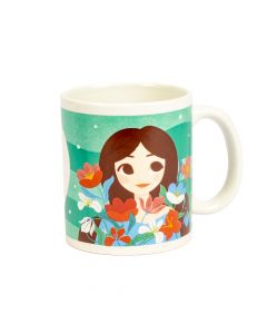 Jarra porcelana 11oz estampada