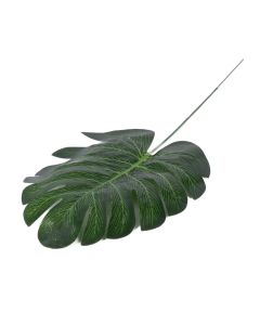Hoja plástica artificial 30cm verde