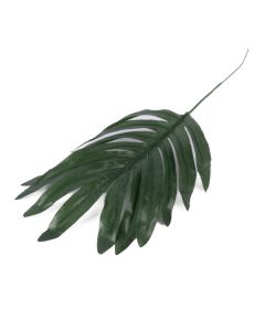 Hoja plástica artificial 33cm verde