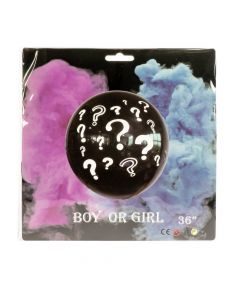 Globo latex revelacion genero boy or girl