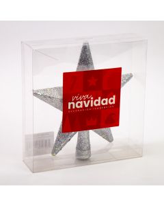 Estrella árbol escarcha 20cm