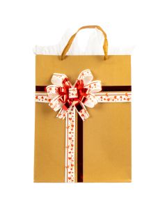 Bolsa Kraft decorado amor #11