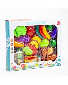 Accesorio comida juego cocina 33pzas +3a