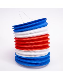 Cilindro plegable corrugado 28x16cm tricolor
