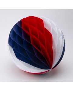 Esfera papel 38cm tricolor