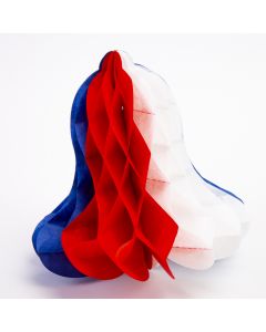 Campana papel 20cm tricolor