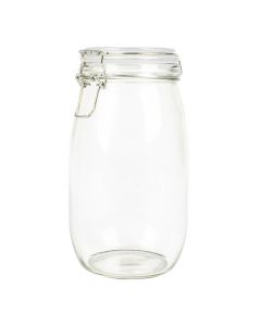 Recipiente vidrio 1.5l redondo hermético