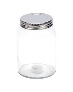 Frasco vidrio redondo con tapa para conserva 500ml