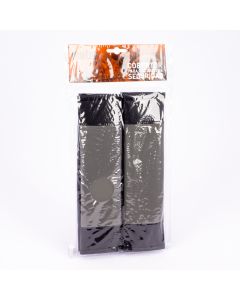 Cobertor pvc para cinturón 2pzas negro y gris