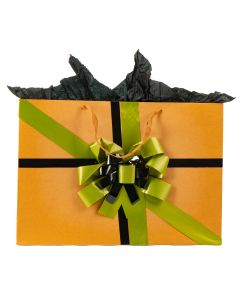 Bolsa kraft decorado hombre #10