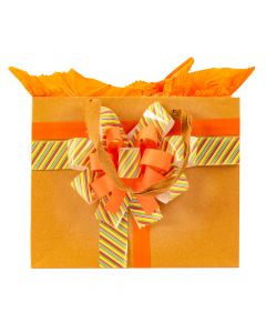 Bolsa kraft decorado hombre #4