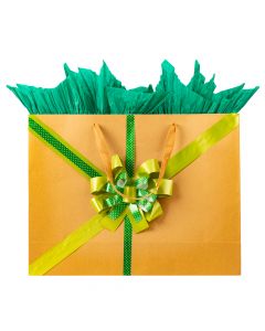 Bolsa kraft decorado hombre #7