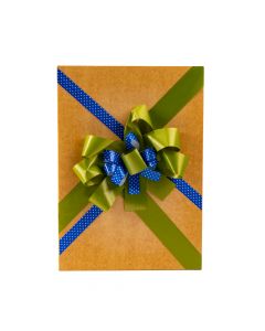 Caja kraft decorado hombre 23x33x7cm #14