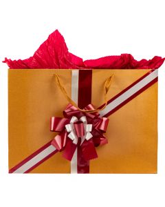 Bolsa kraft decorado mujer #10