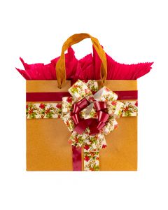 Bolsa kraft decorado mujer #4