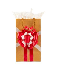 Bolsa kraft decorado mujer perfume