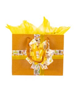 Bolsa kraft decorado bebé #4