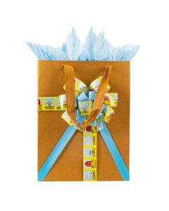 Bolsa kraft decorado bebé #5