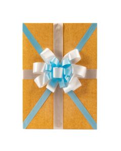 Caja kraft decorado bebé 23x33x7cm #14