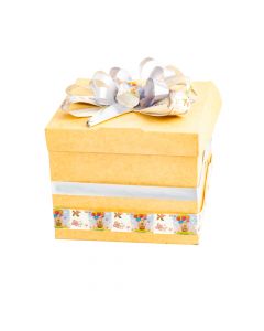 Caja queque decorado bebe 19x19x15