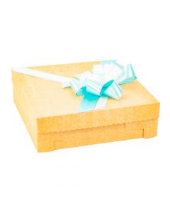 Caja repostería decorado bebé 24x24x7cm