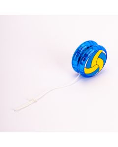 Yoyo plástico estampado deporte 5.5cm con luz surtido
