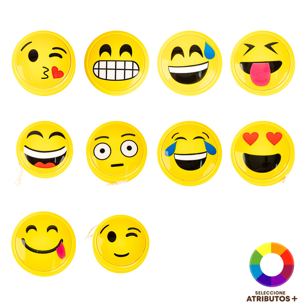 Yoyo emoji con luz LED