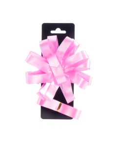 Mono plástico liso con cinta 5pulg 2m rosado brillante