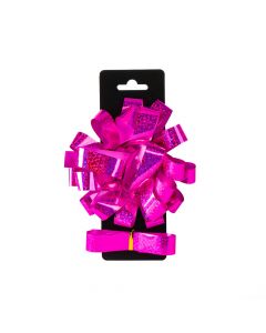 Mono plástico liso con cinta 5pulg 2m fucsia tornasol