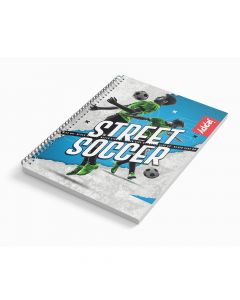 Cuaderno espiral 60h estampado deportes