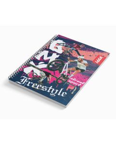 Cuaderno espiral 60h estampado deportes