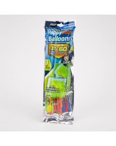 Juego bomba agua con globos 37pzas 22cm surtido