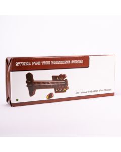 Juego madera para adulto con bola metálica +6 shots 47x17cm