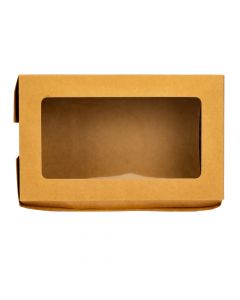 Caja cartón con ventana 6und