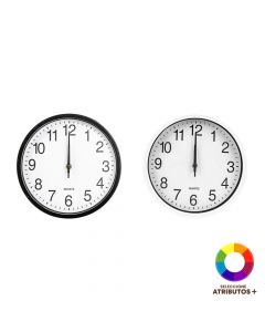 Reloj plástico pared 25cm