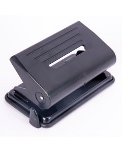 Perforador metálico liso 8cm negro