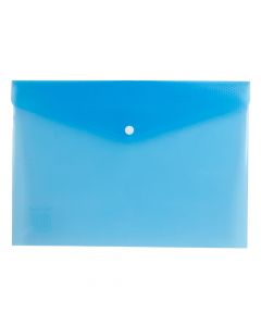 Folder plástico con broche 